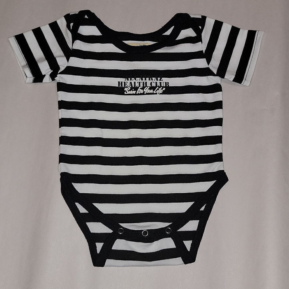 Ying's Vintage 90s Alcatraz Health Club Swim For Your Life Onesie XS 3-6 Months